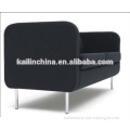 KL-S046 competitve price durable general leather fabric set factory direct sell OEM green material office sofa